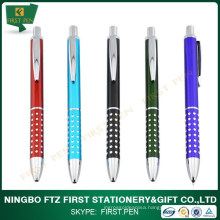 First A006 Shiny Dots Retractable Metal Pen For Promotion